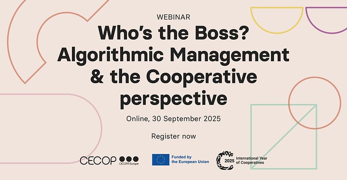 Algorithmic management